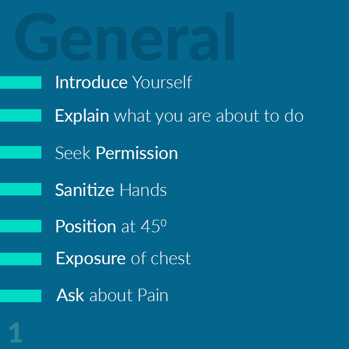 general physical examination respiratory system