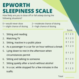 Sleep scale