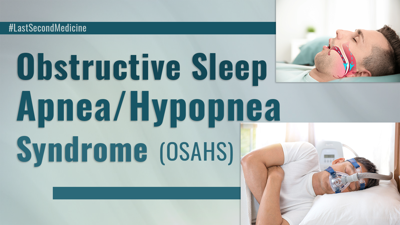 Obstructive sleep anea